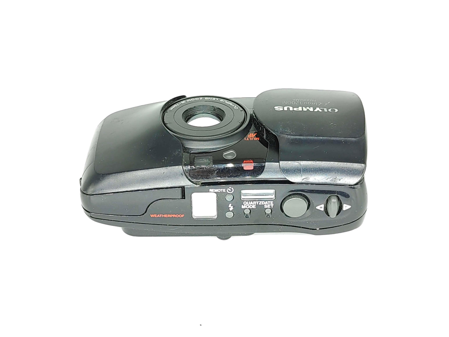 Olympus Mju Zoom Panorama film camera.