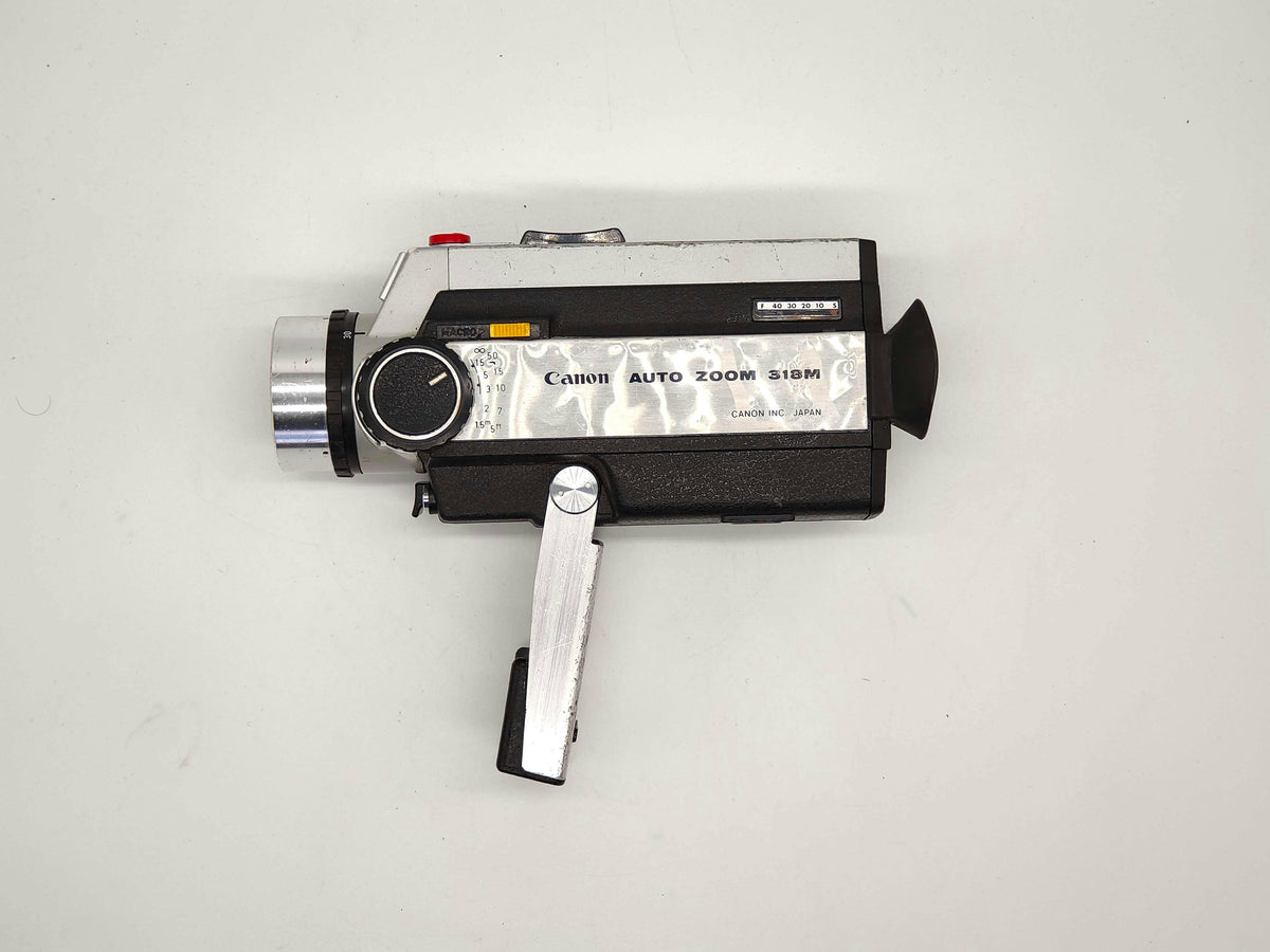 FILM TESTED Canon Auto Zoom 318M Super-8 movie camera.
