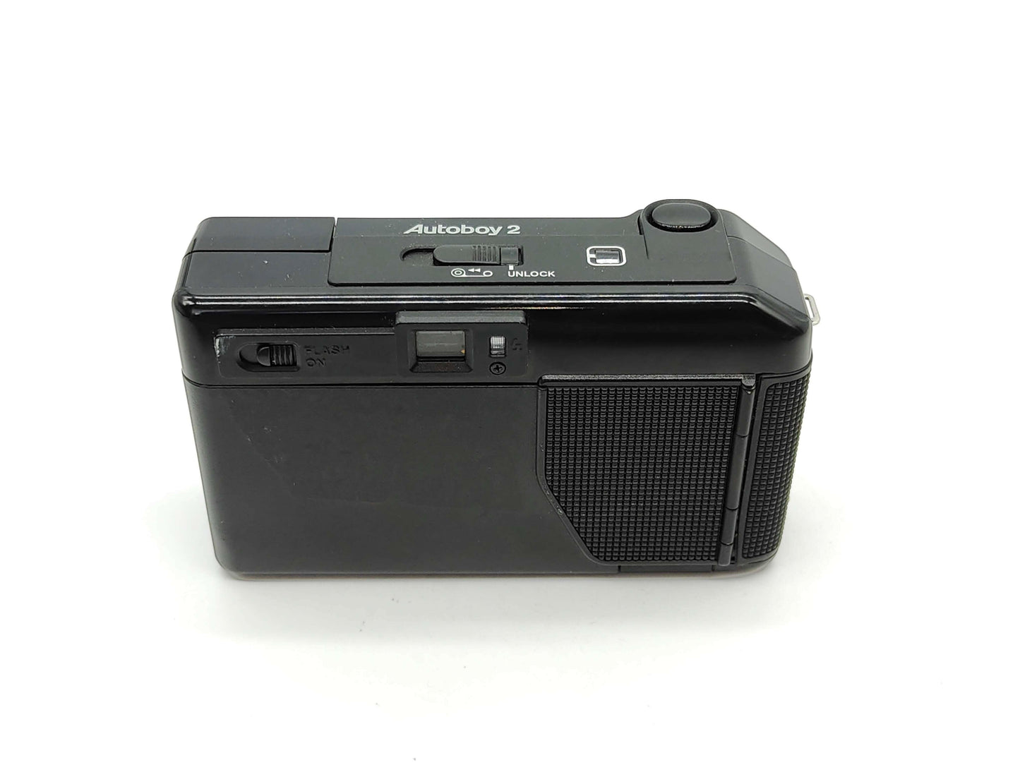 Canon Autoboy 2 point-and shoot film camera.