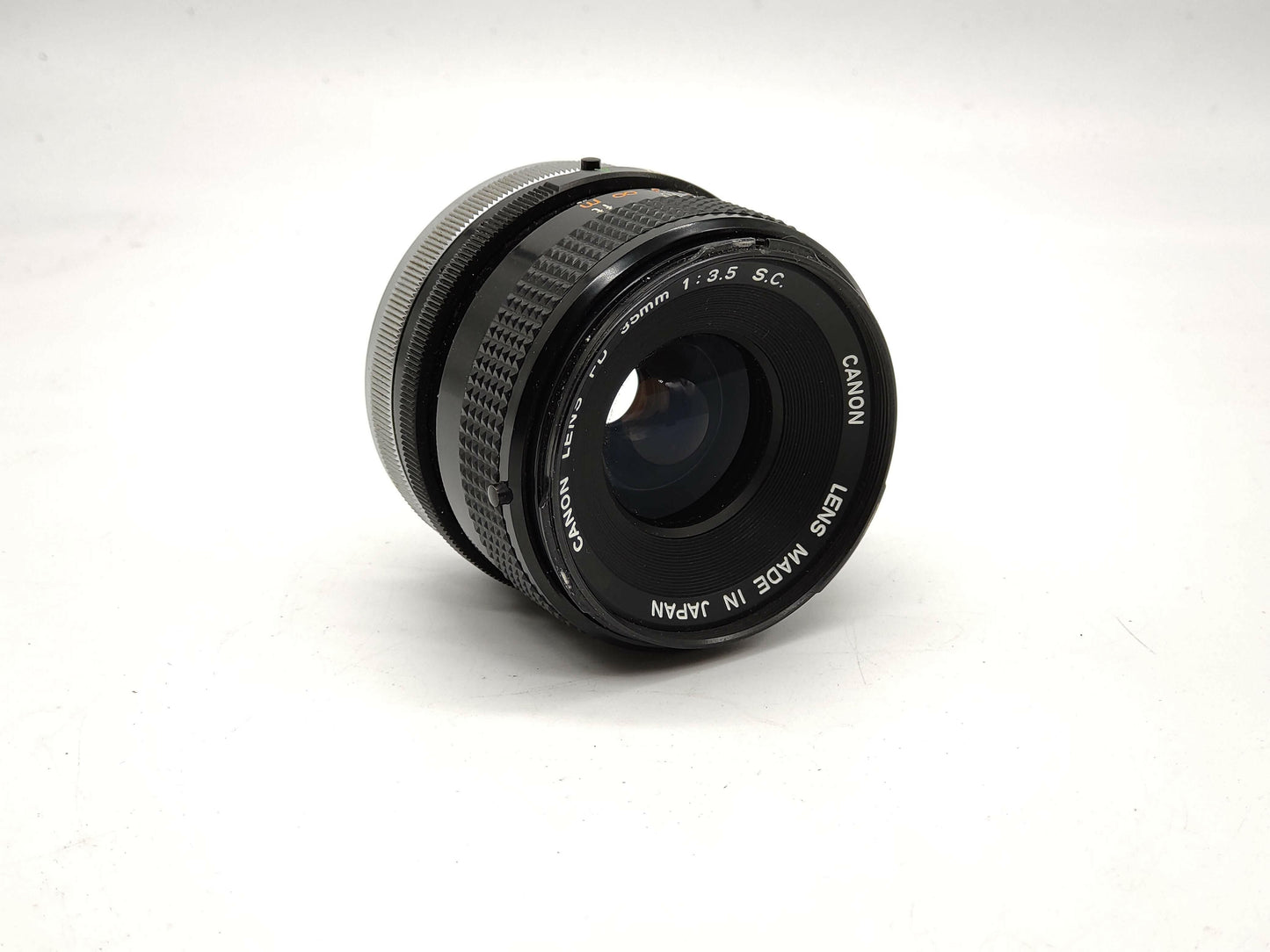 Canon 35mm f/3.5 wide-angle lens.