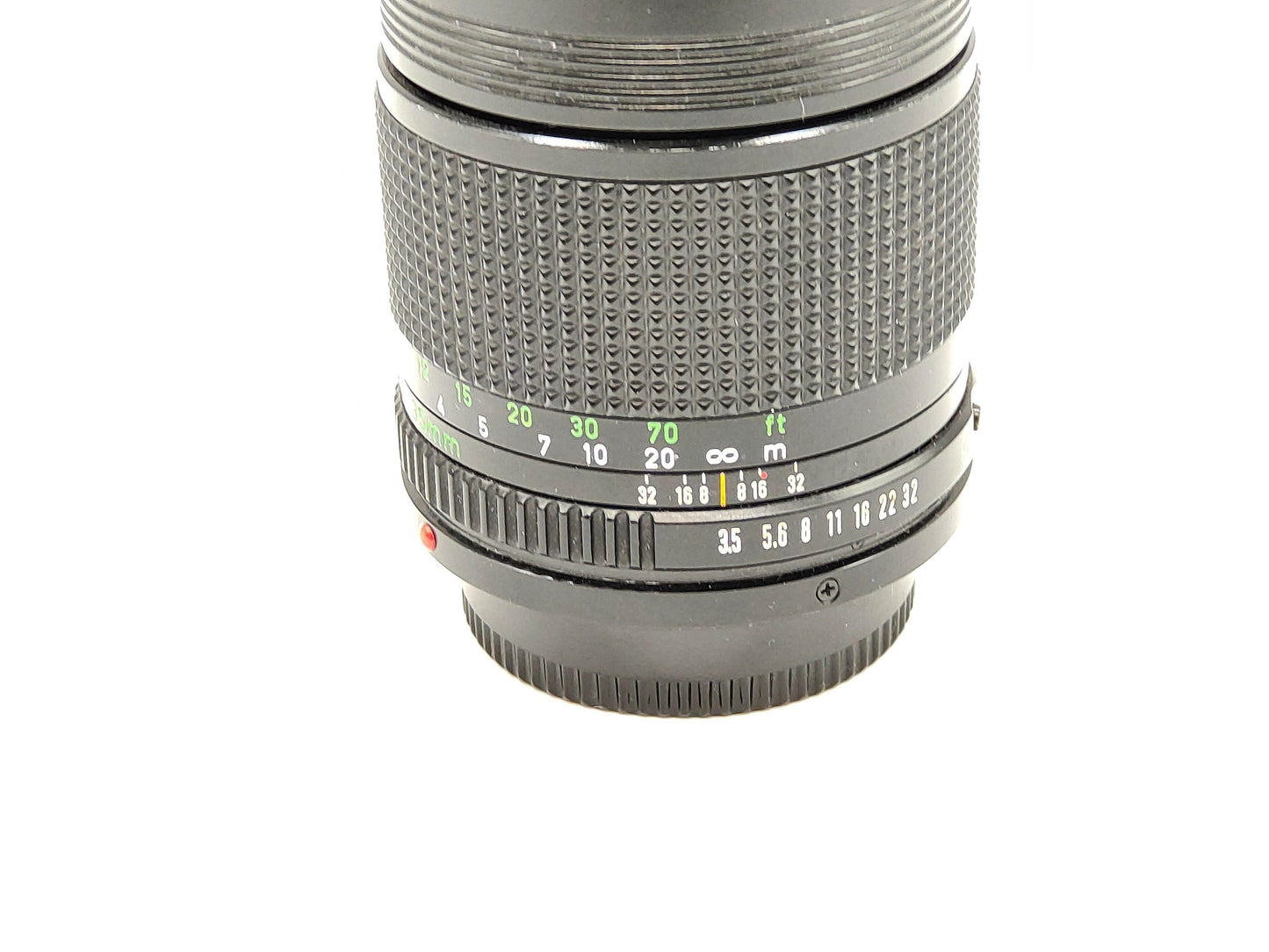 Canon lens: 135mm f/3.5 New FD portrait / medium telephoto lens for AE-1, FTb etc..