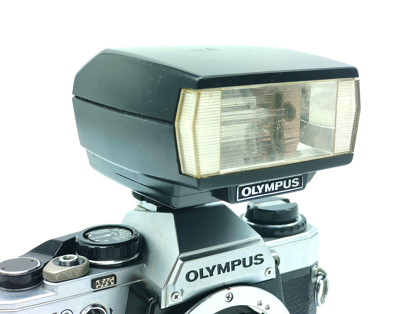 Olympus T20 flash unit.