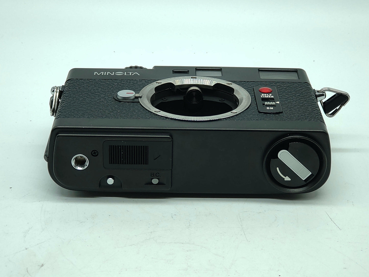 Minolta CLE rangefinder with 40mm f/2 lens.