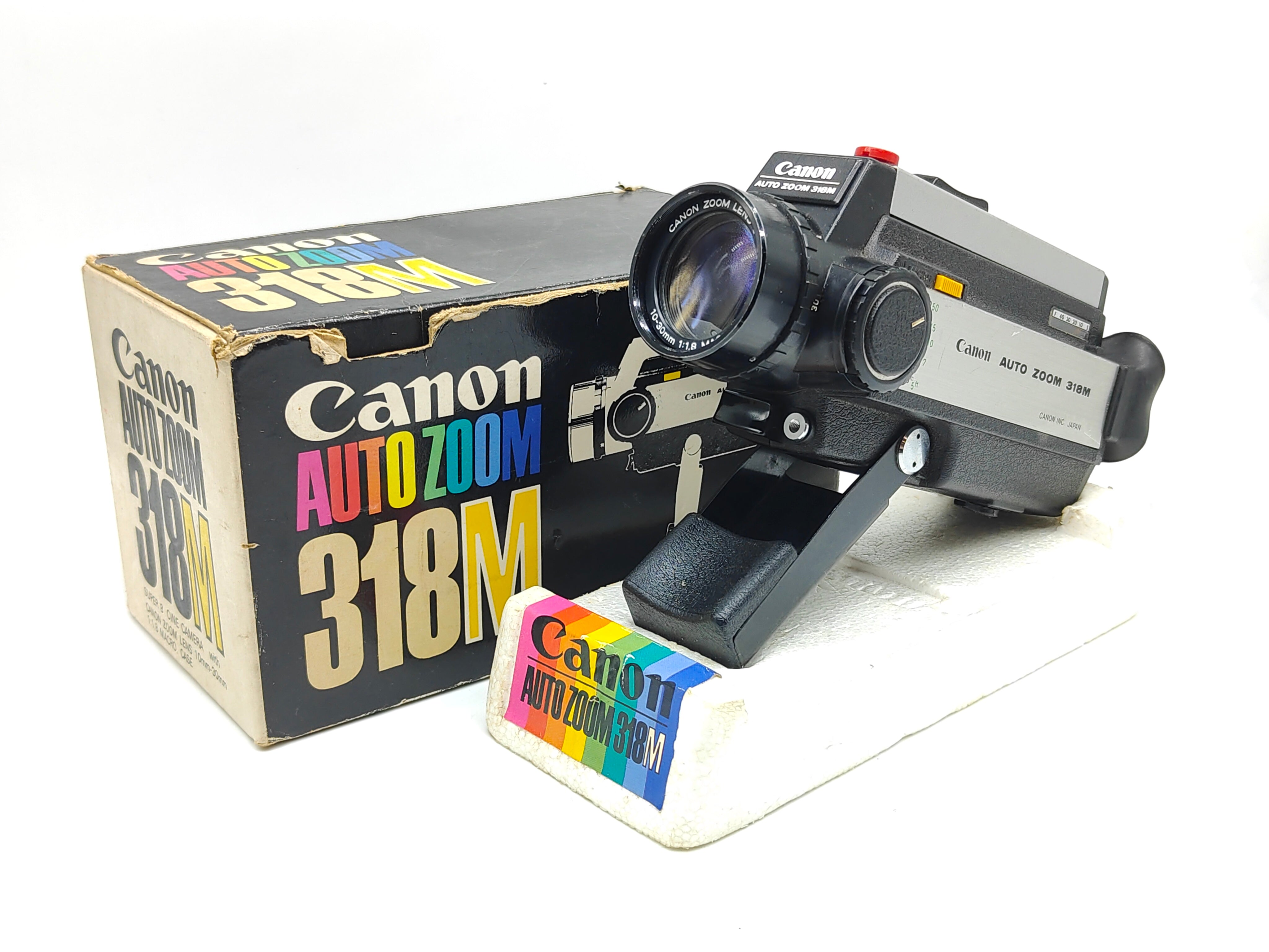 Caméra Super 8 Canon Auto Zoom 318M + housse de transport - Photo, audio & vidéo Caméra Super 8 Canon Auto Zoom 318M + housse de transport - Photo, audio & vidéo