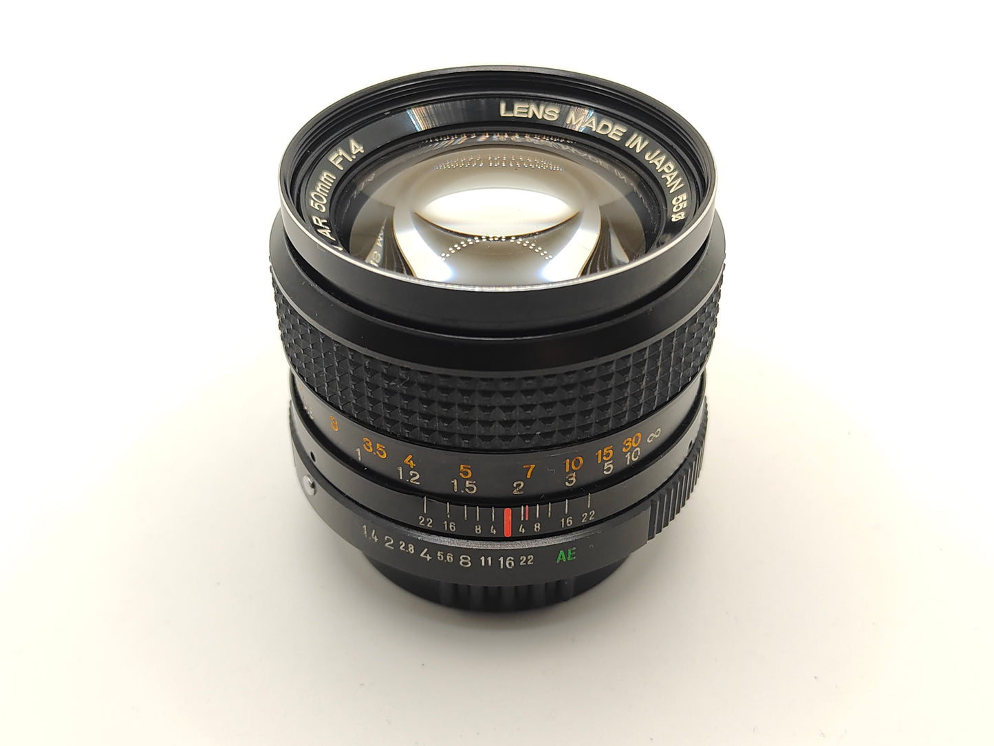 Konica Hexanon 50mm f/1.4 standard lens.