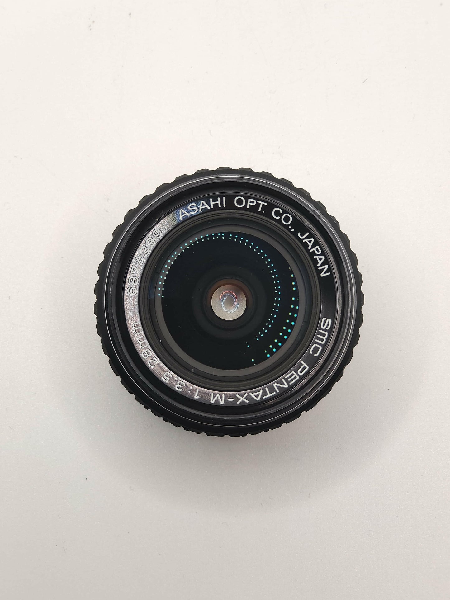 Pentax 28mm f/3.5 wide-angle lens - fits Pentax K1000 / ME / MX / ME Super.