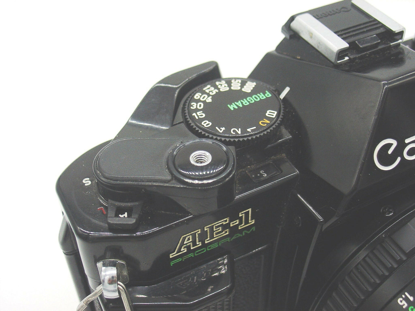 Canon AE-1 Program SLR camera - silver or black.