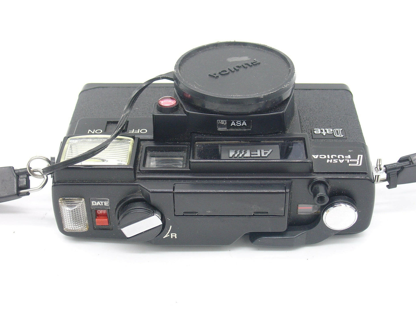 Flash Fujica AF point-and-shoot film camera.