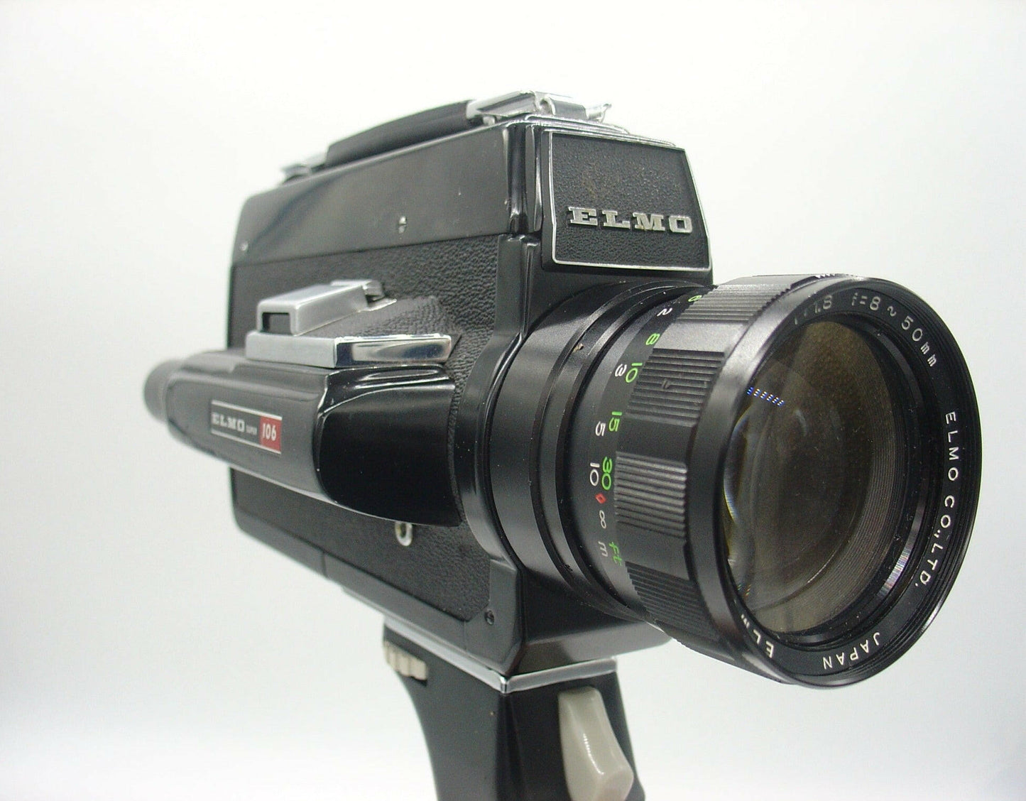 Elmo Super 106 Super-8 movie camera.