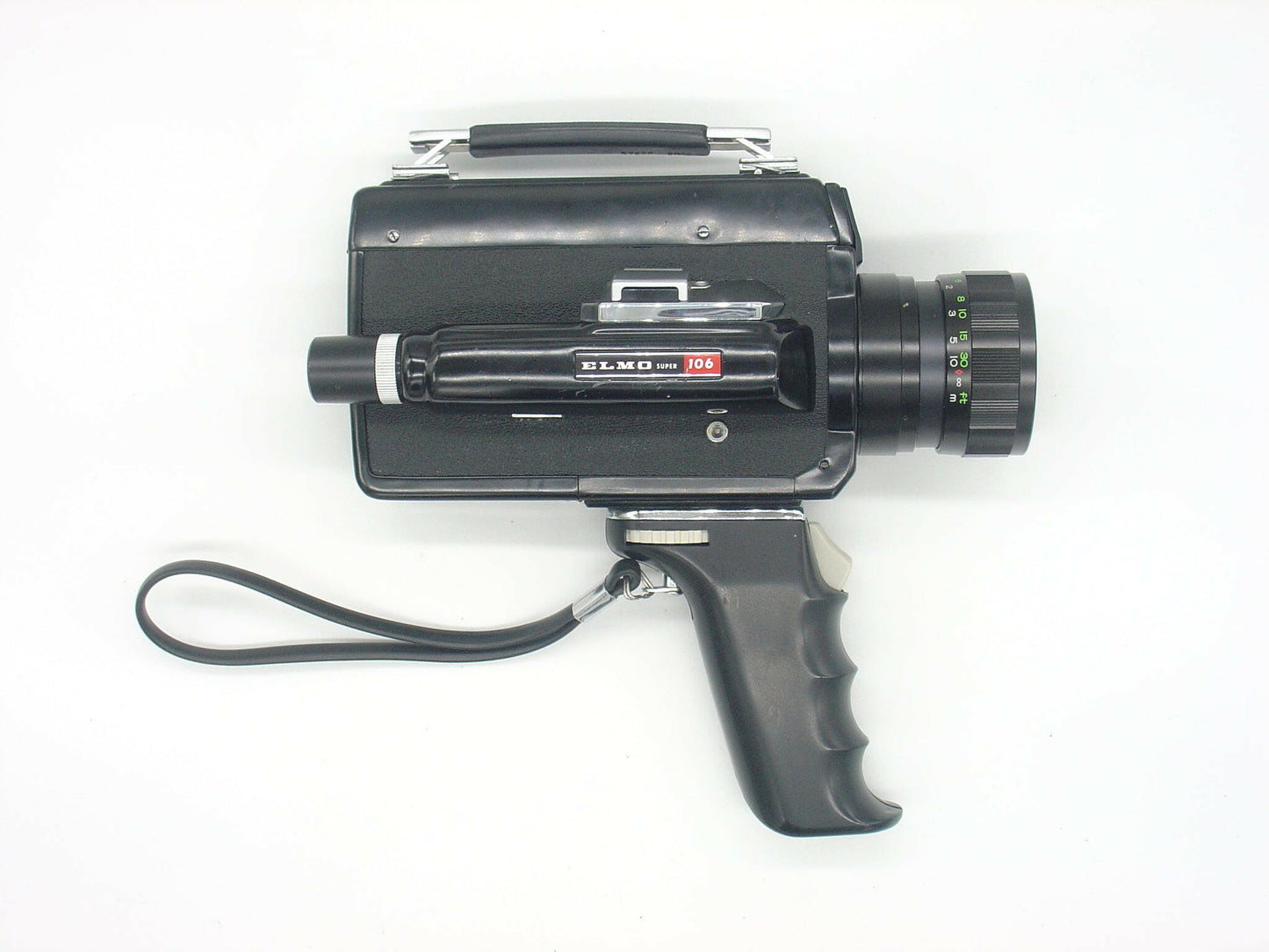 Elmo Super 106 Super-8 movie camera.
