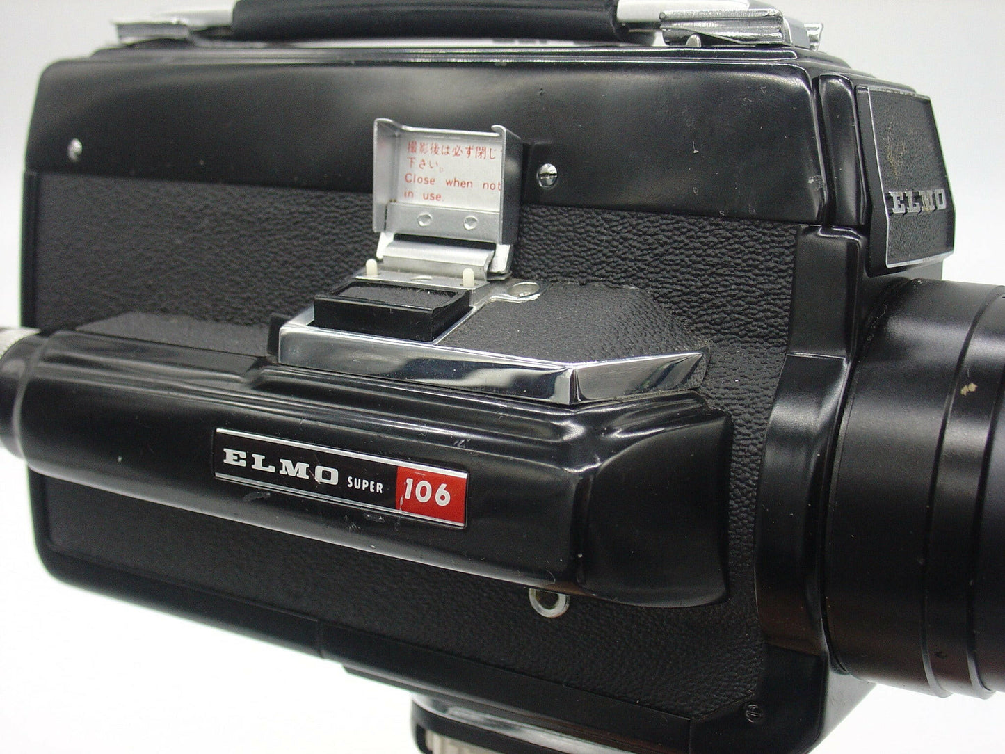 Elmo Super 106 Super-8 movie camera.