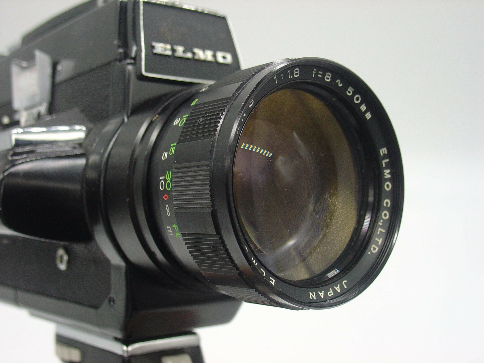 Elmo Super 106 Super-8 movie camera.