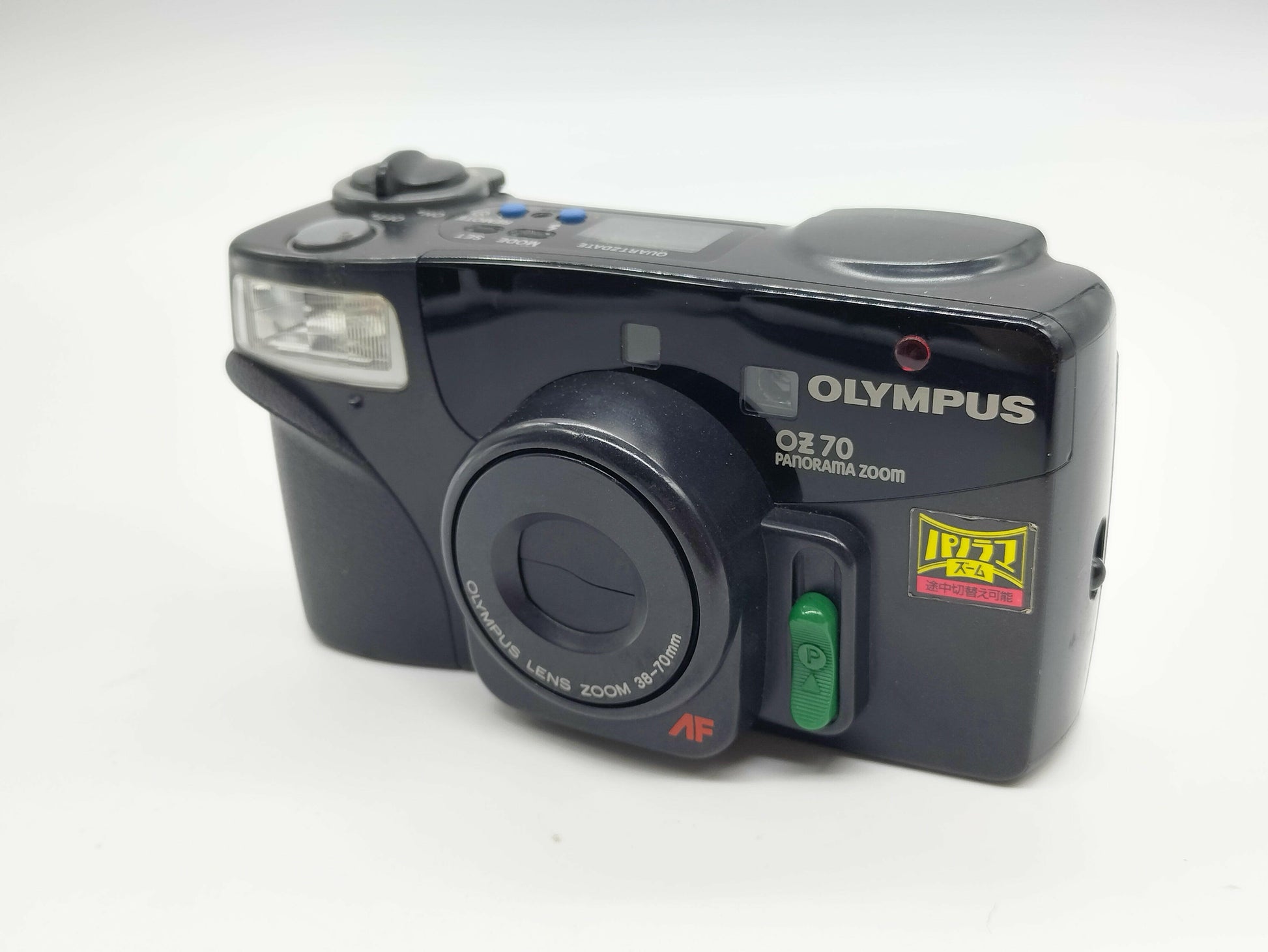Olympus OZ-70 point-and-shoot film camera.