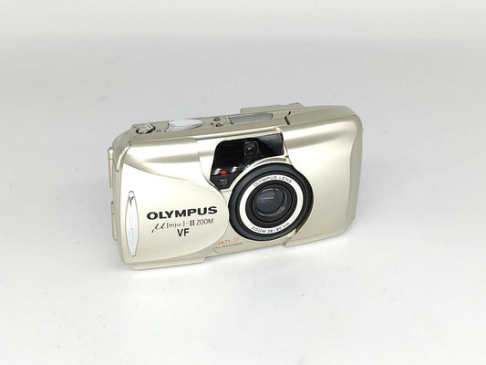 Olympus Mju-II VF film camera - superb condition.