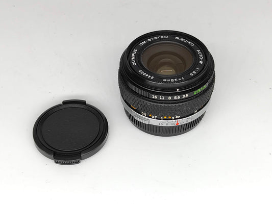 Olympus 28mm f/3.5 wide-angle lens