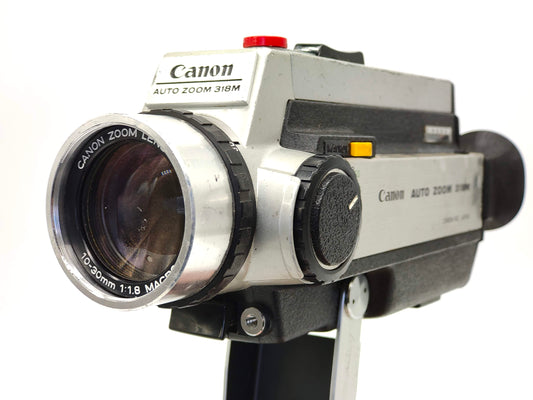 FILM TESTED Canon Auto Zoom 318M Super-8 movie camera.