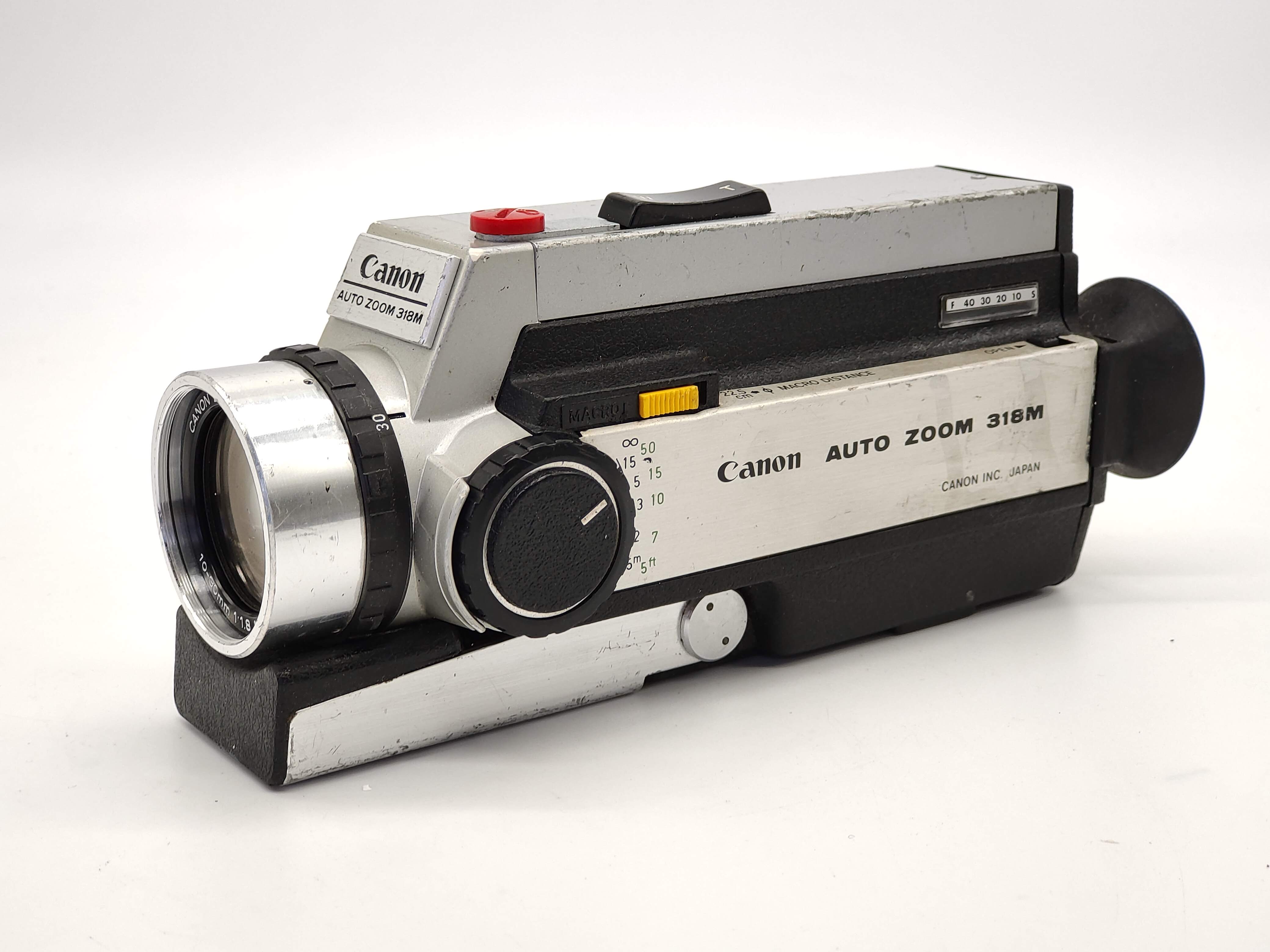 Canon Auto Zoom 318M Super-8 movie camera. – Classic Cameras AU