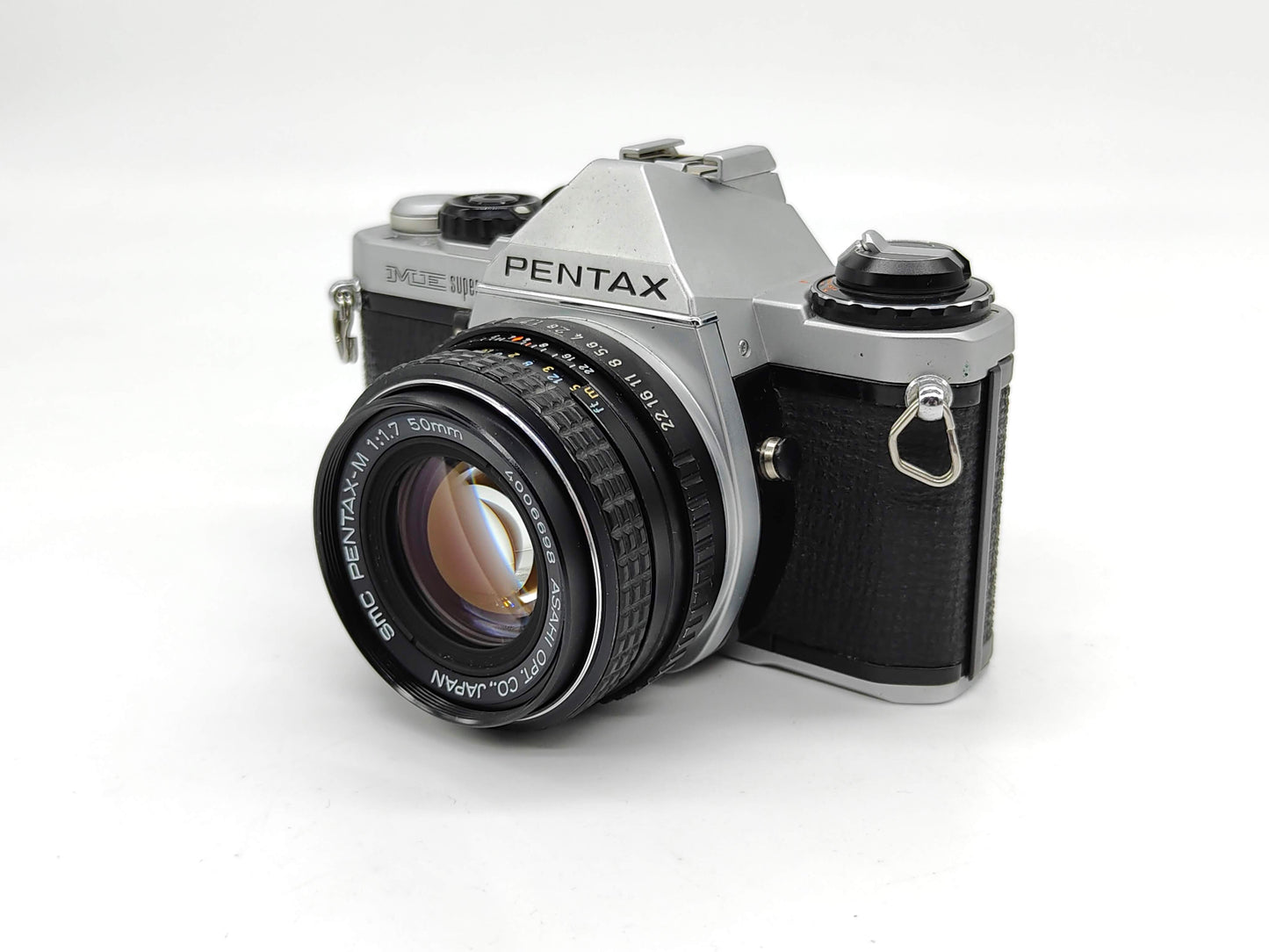 Pentax ME-Super film camera with 50mm f/1.7 lens