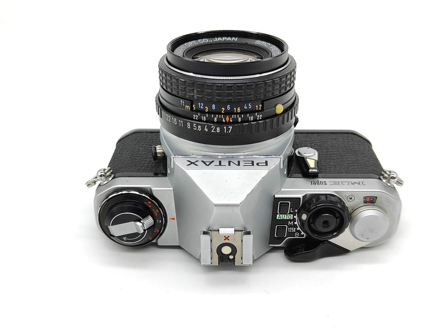 Pentax ME-Super film camera with 50mm f/1.7 lens