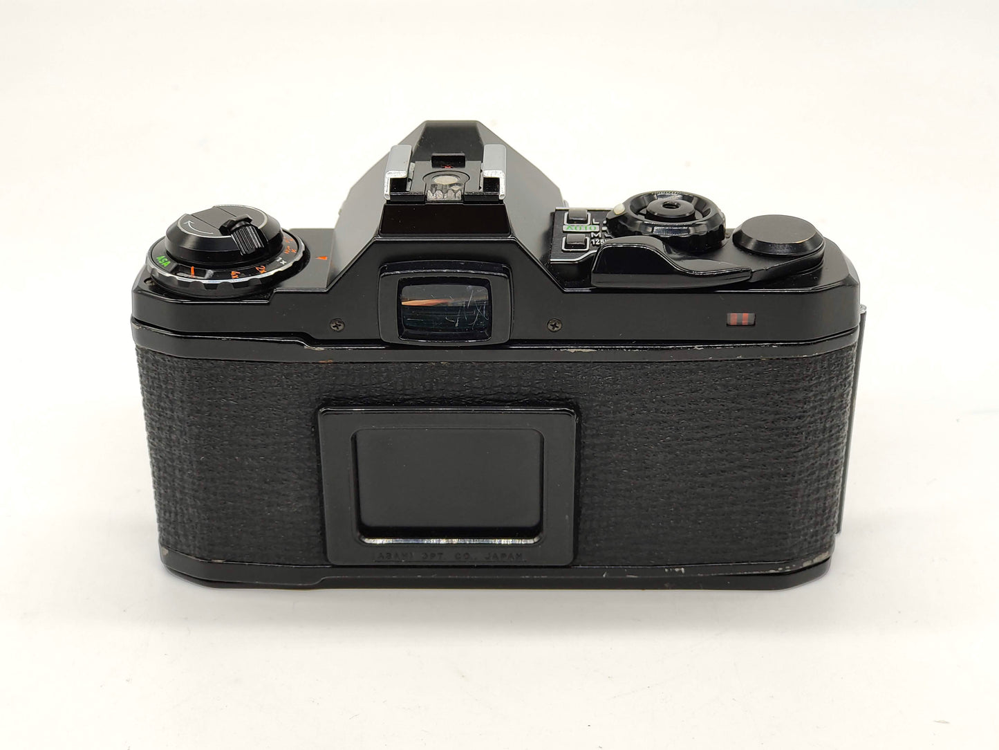Black Pentax ME-Super film camera with 50mm f/1.7 lens