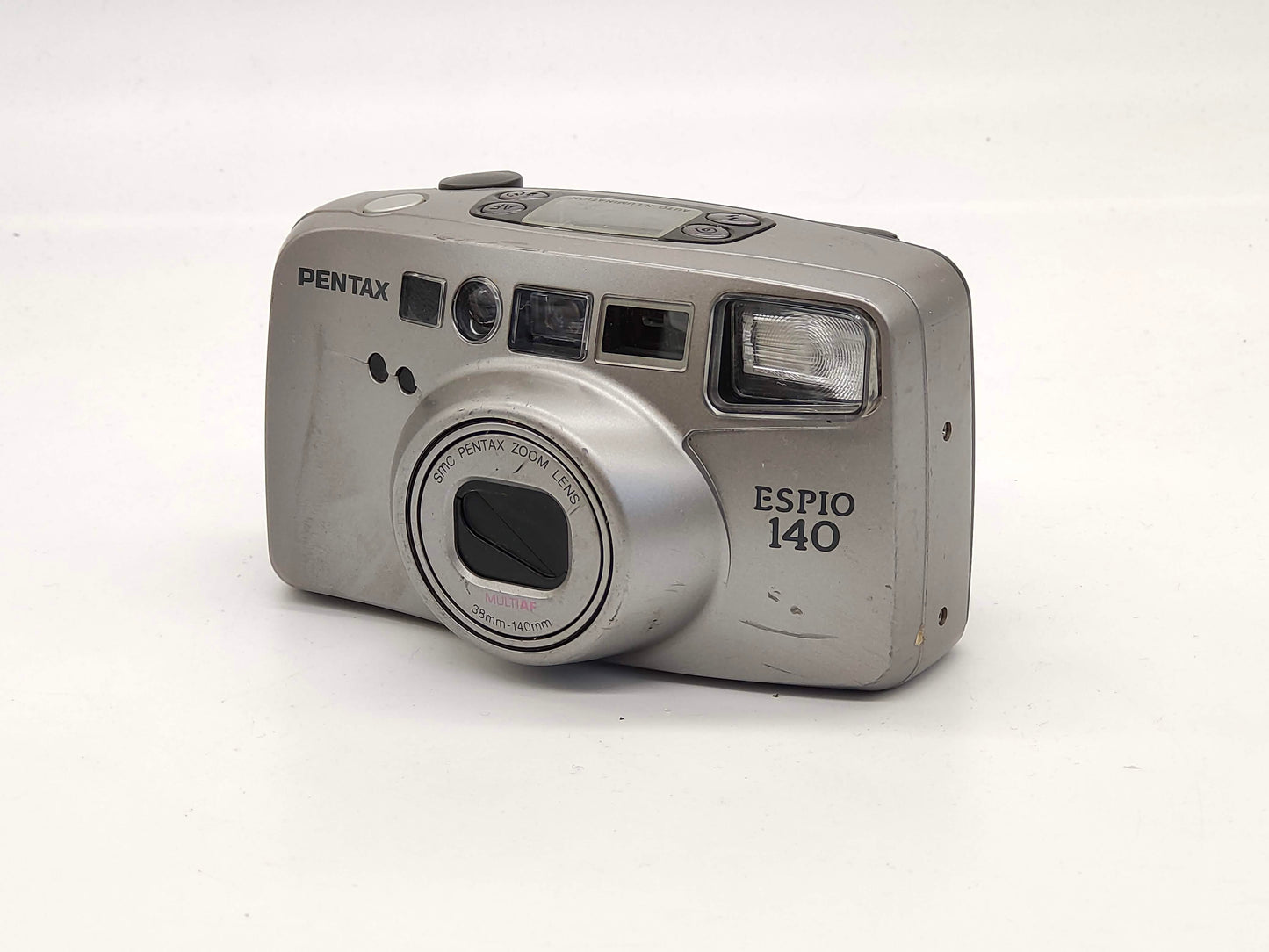 Pentax Espio 140 silver point-and-shoot film camera – Classic Cameras AU