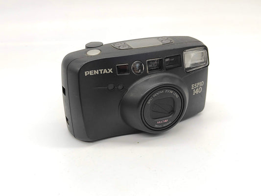 Pentax Espio 140 black point-and-shoot film camera
