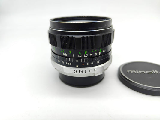 Minolta 28mm wide-angle lens