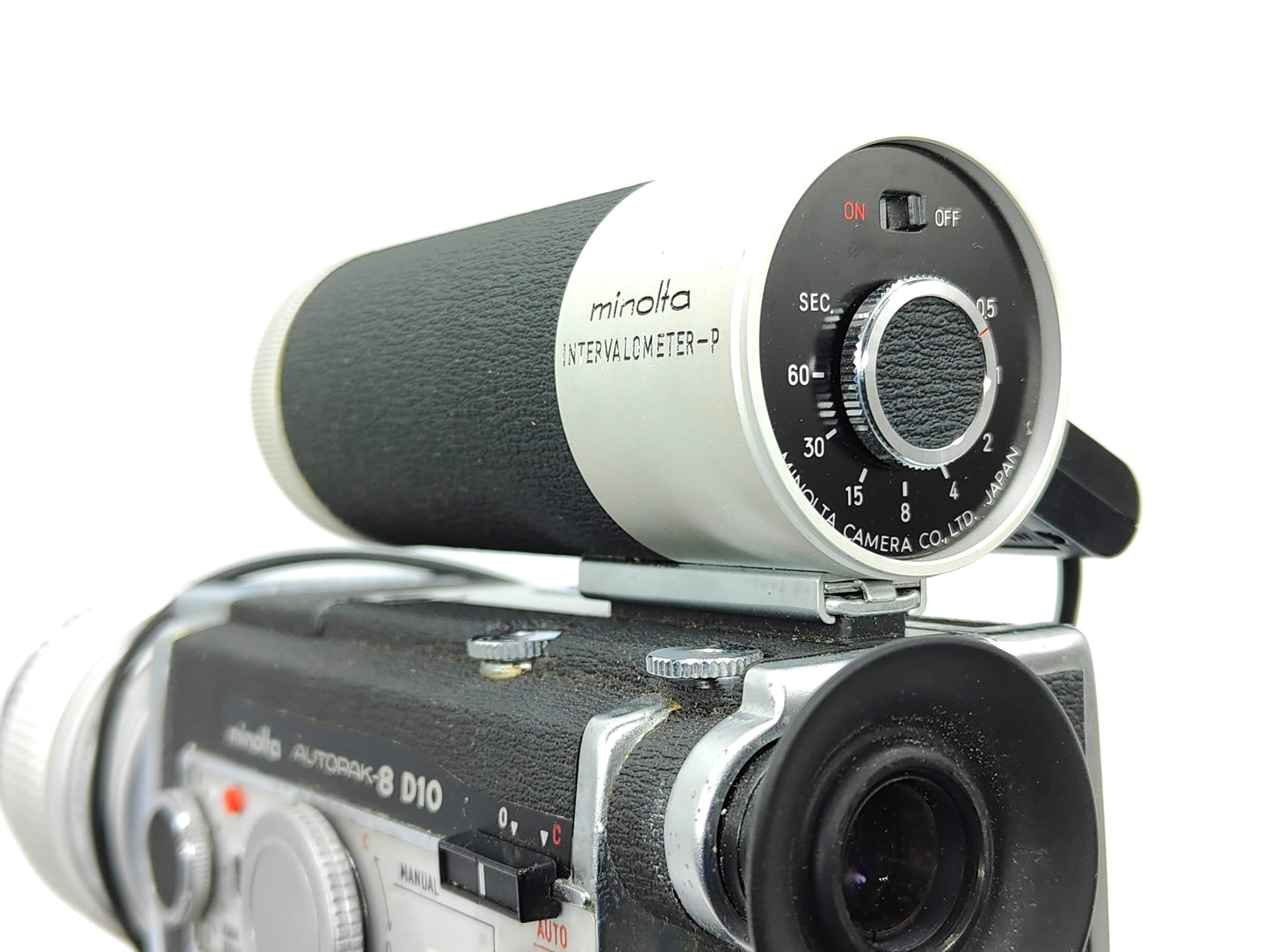 FULL SET - FILM TESTED Minolta Super-8 movie camera: Autopak-8 D10