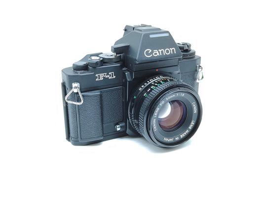 Canon F-1 (New) SLR camera with f1.8 lens