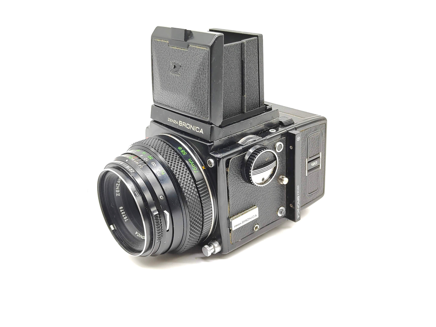 Bronica ETR medium format camera with 75mm f/2.8 lens