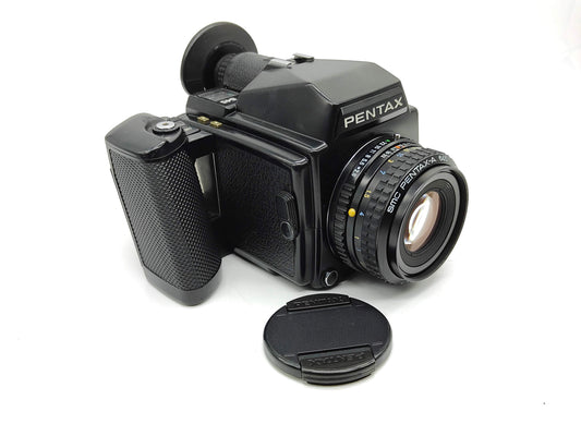 Pentax 645 medium format camera with 75mm f/2.8 lens