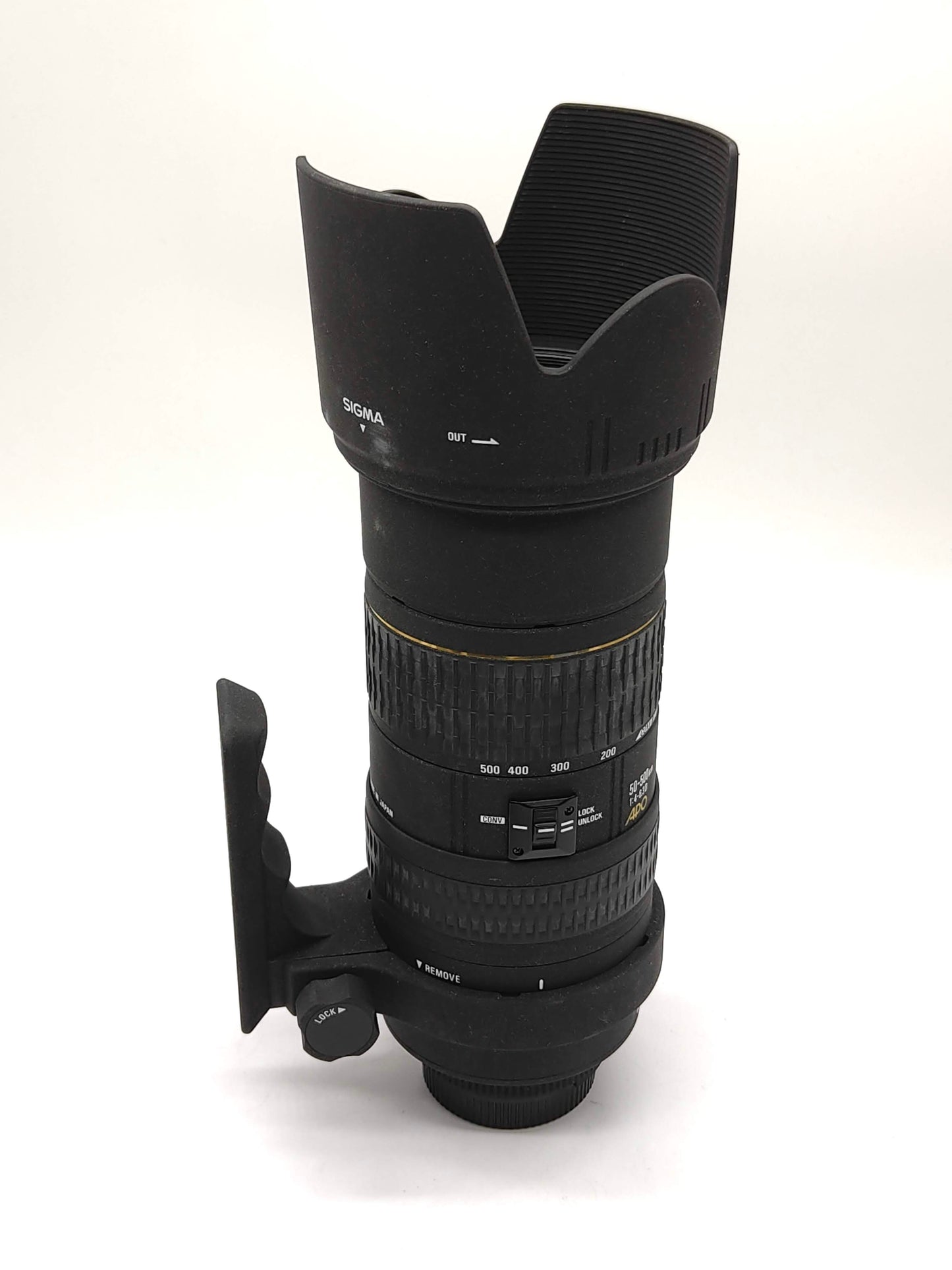 Sigma 50-500mm APO zoom lens for Nikon AF SLRs