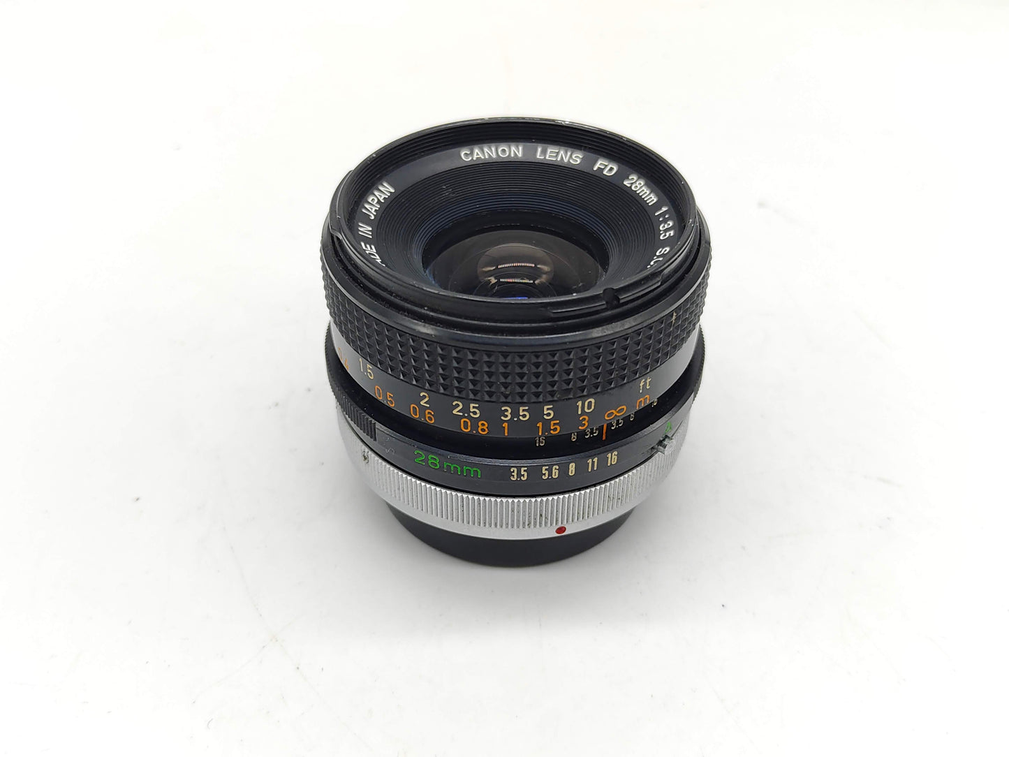 Canon 28mm f/3.5 wide-angle lens