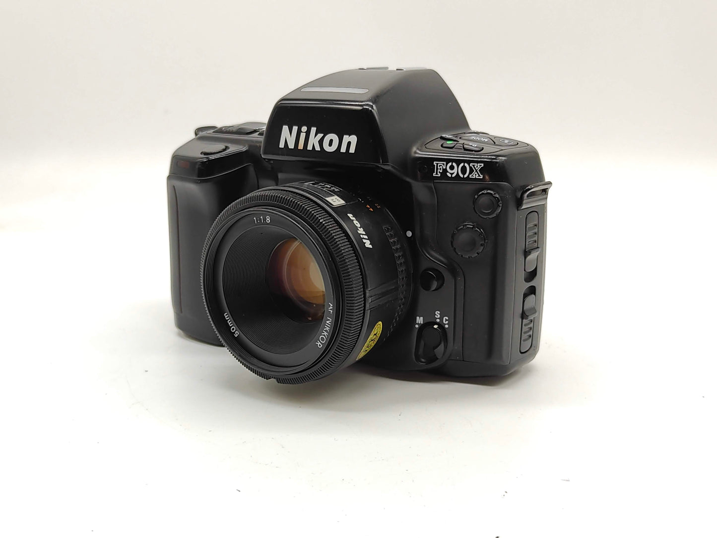 Nikon F90X late model autofocus film camera.