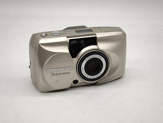 Olympus Mju Stylus Zoom 160 film camera.