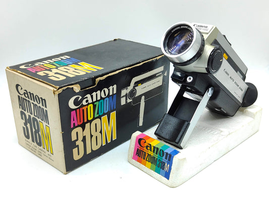Canon Auto Zoom 318M Super-8 camera with original box