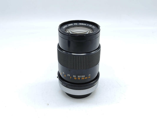 Canon lens: 135mm f/3.5 FD portrait / medium telephoto lens for AE-1, FTb etc..