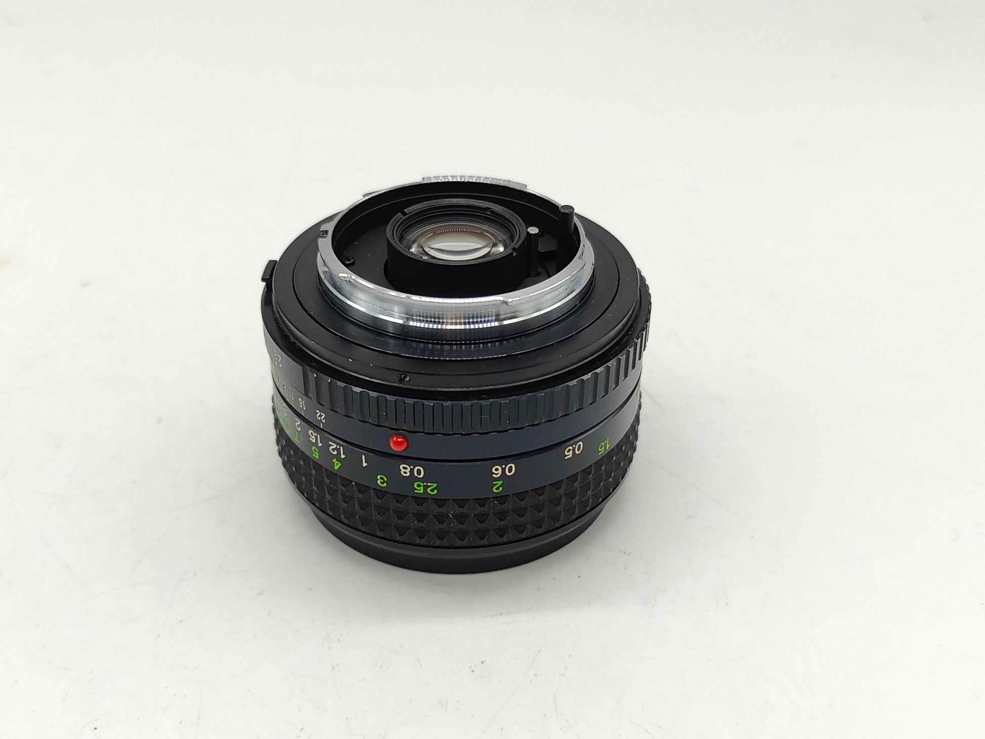Minolta 35mm f/2.8 wide-angle lens.