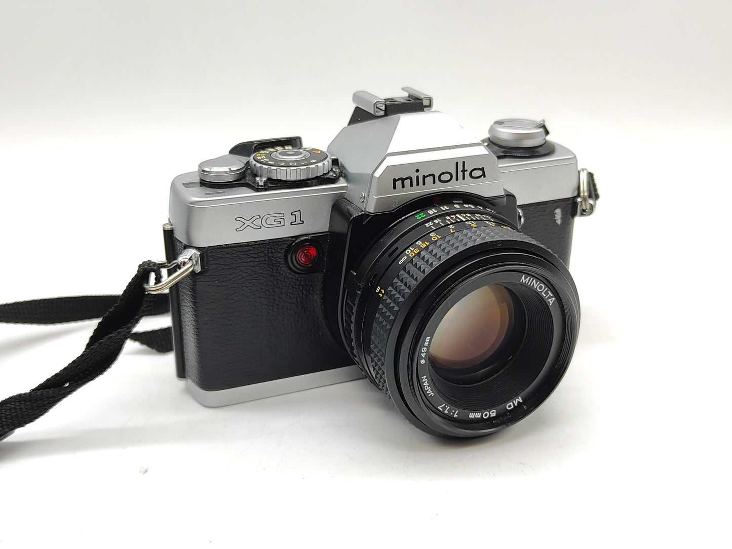 Minolta XG-1 SLR with 50mm f/1.7 lens