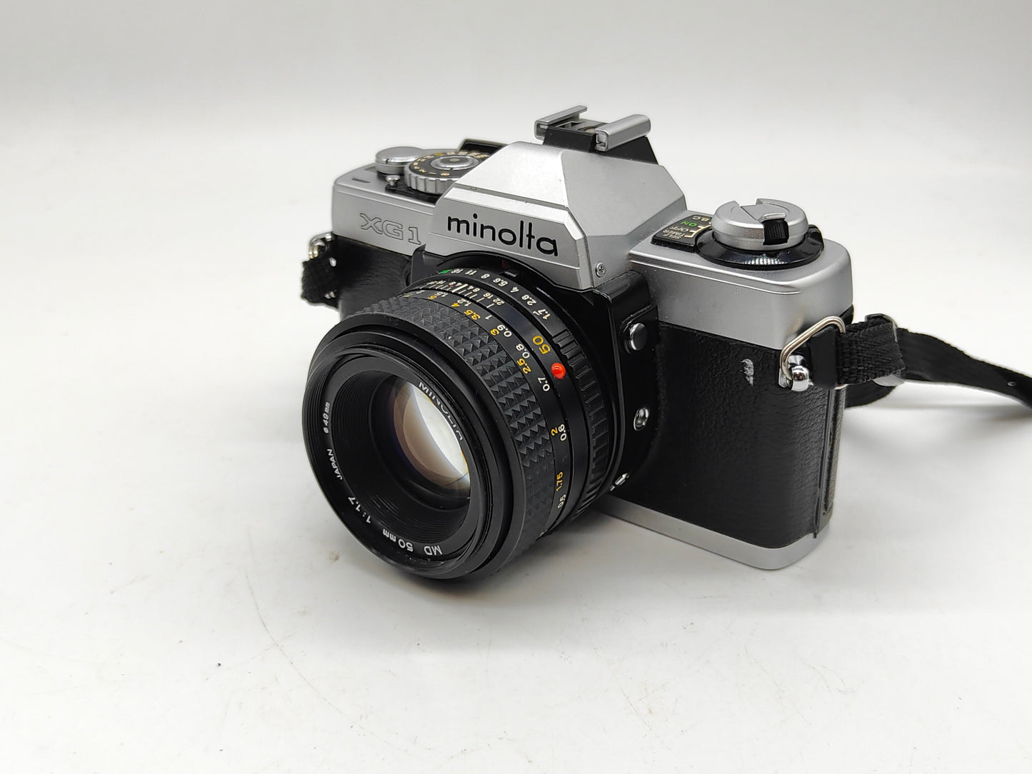 Minolta XG-1 SLR with 50mm f/1.7 lens