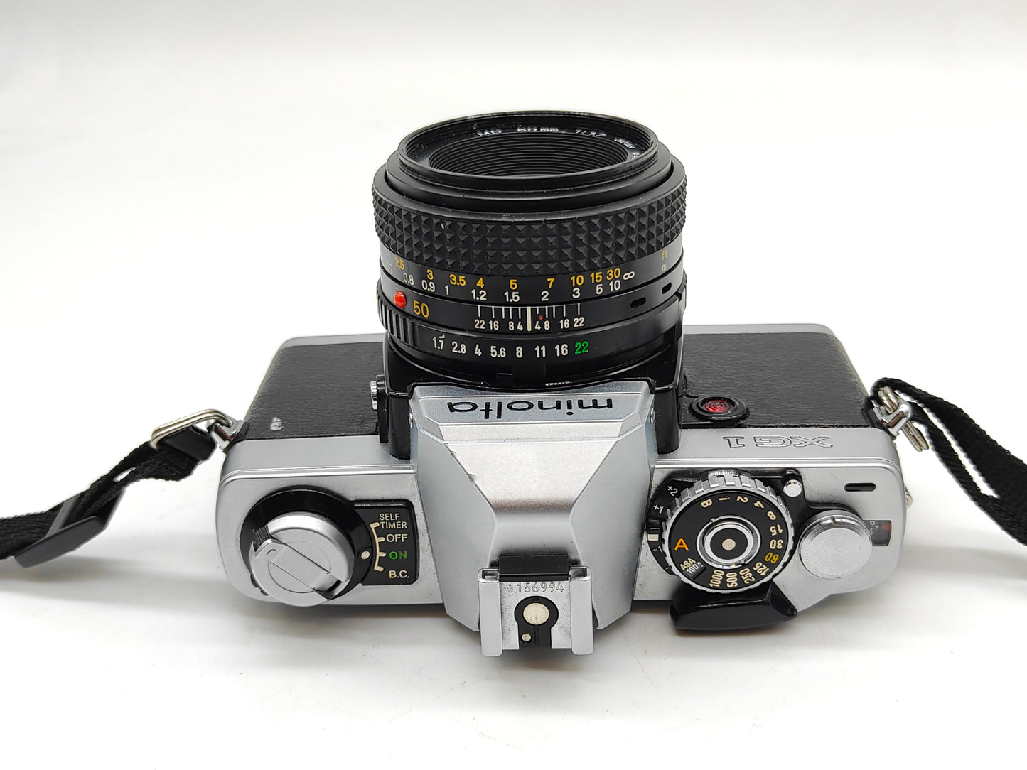 Minolta XG-1 SLR with 50mm f/1.7 lens