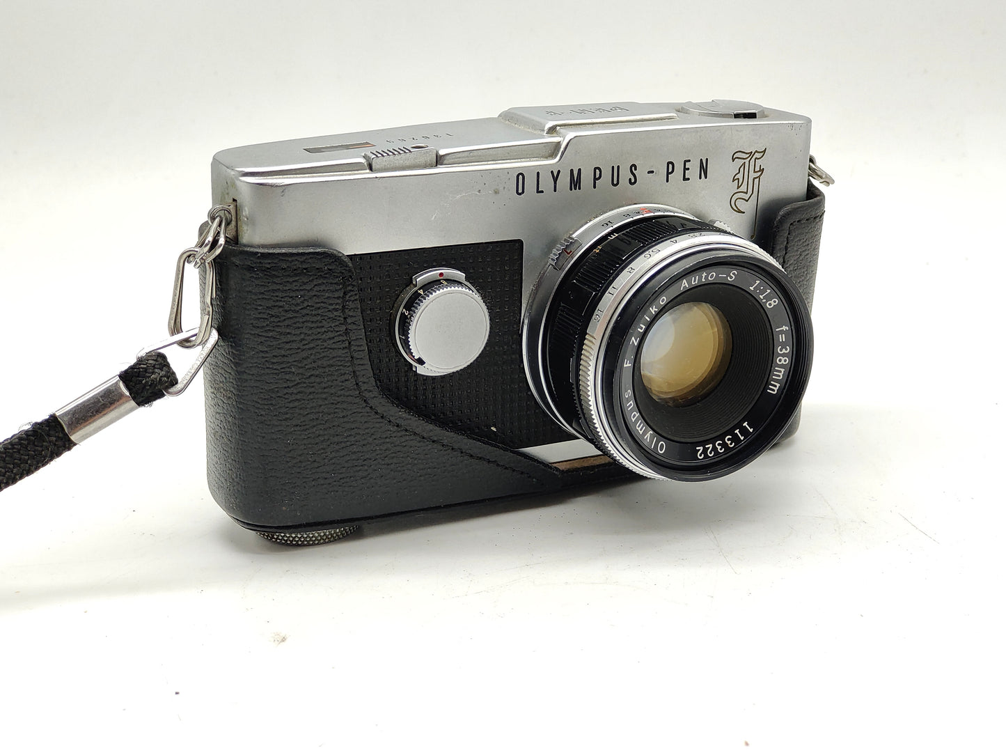 Olympus Pen-F half-frame SLR camera