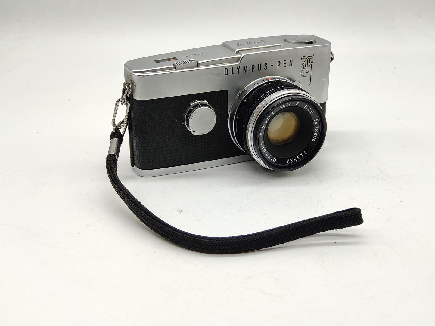 Olympus Pen-F half-frame SLR camera