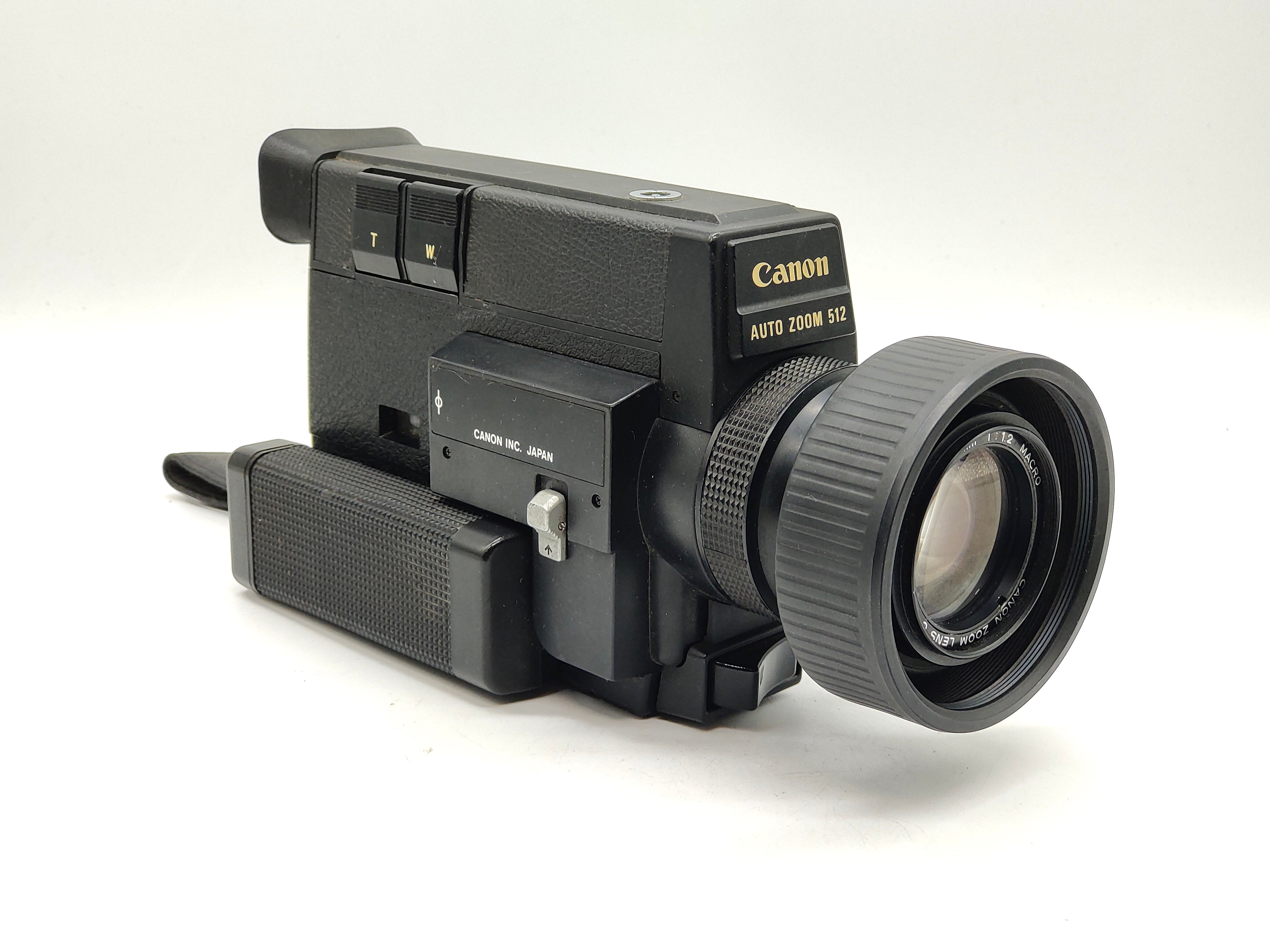 FILM TESTED Canon Auto Zoom 512XL Super-8 movie camera. – Classic Cameras AU