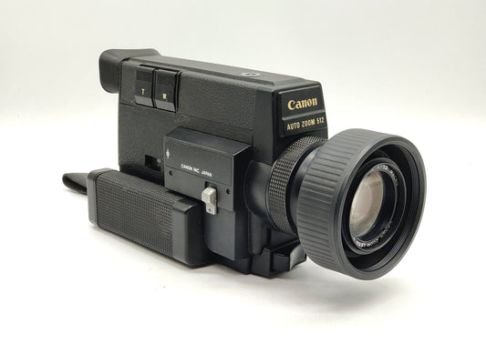 FILM TESTED Canon Auto Zoom 512XL Super-8 movie camera.
