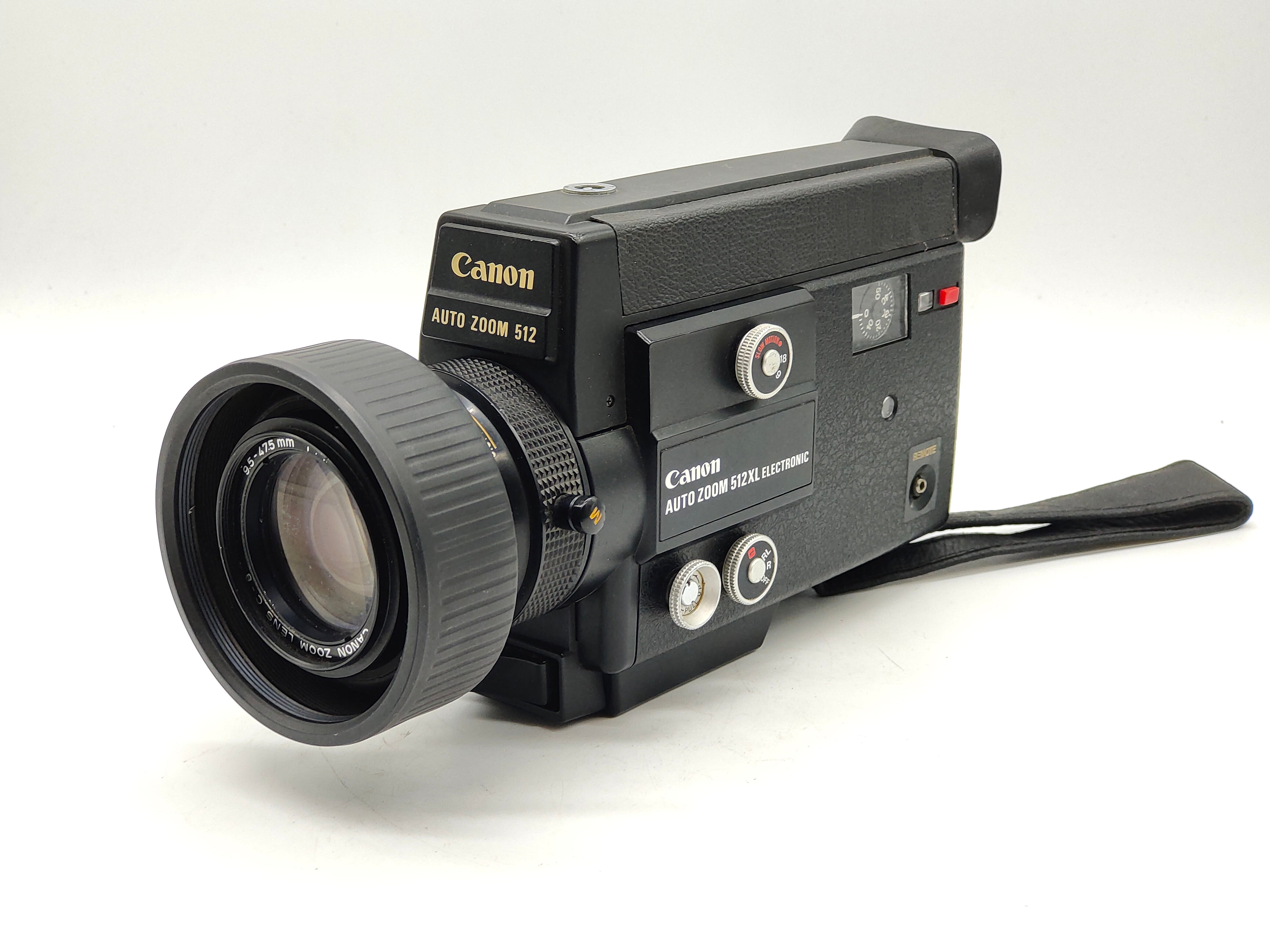 FILM TESTED Canon Auto Zoom 512XL Super-8 movie camera. – Classic Cameras AU