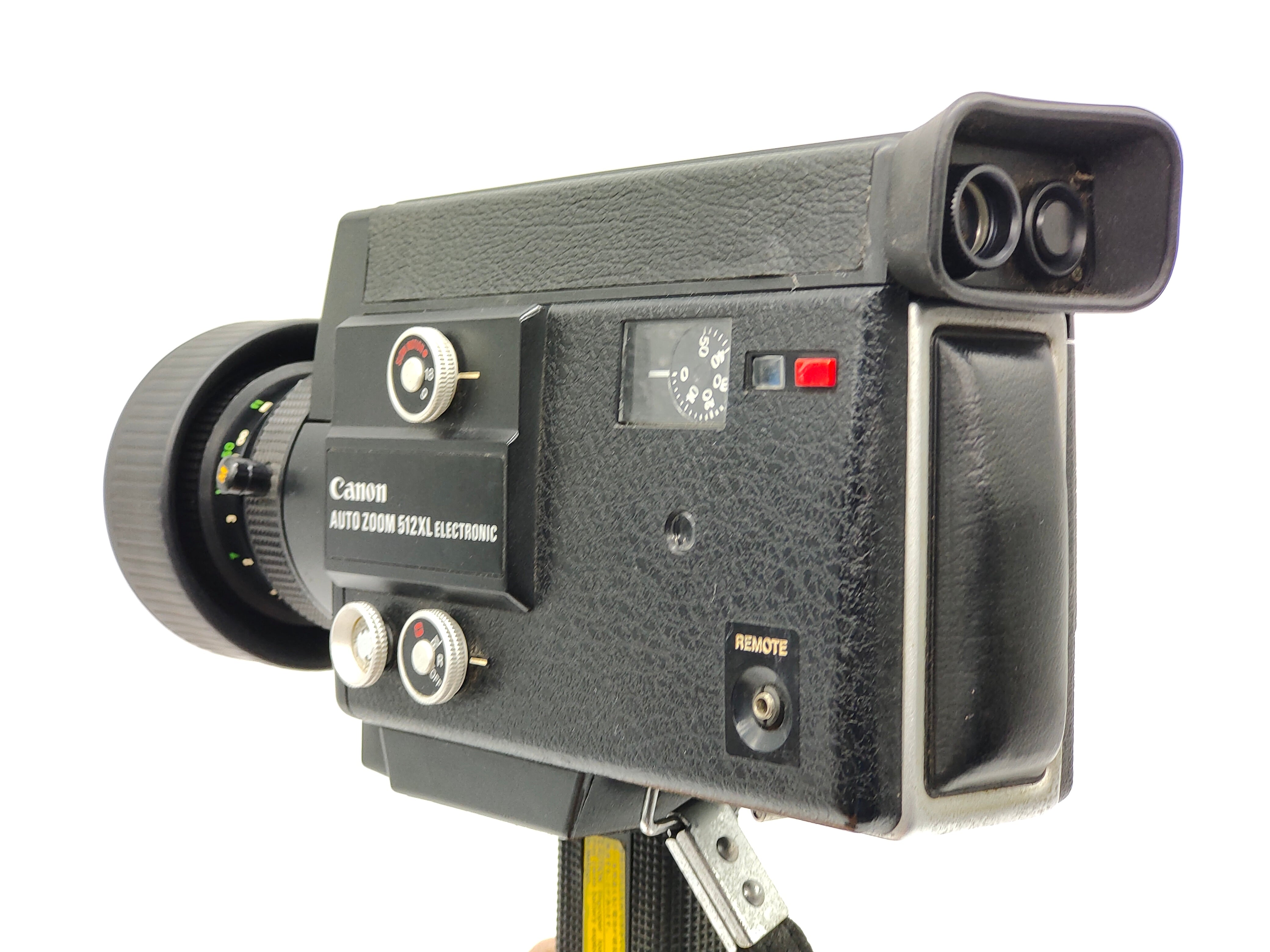 FILM TESTED Canon Auto Zoom 512XL Super-8 movie camera. – Classic Cameras AU