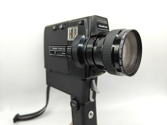 FILM TESTED Sankyo LXL-255 Super-8 movie camera in original case.
