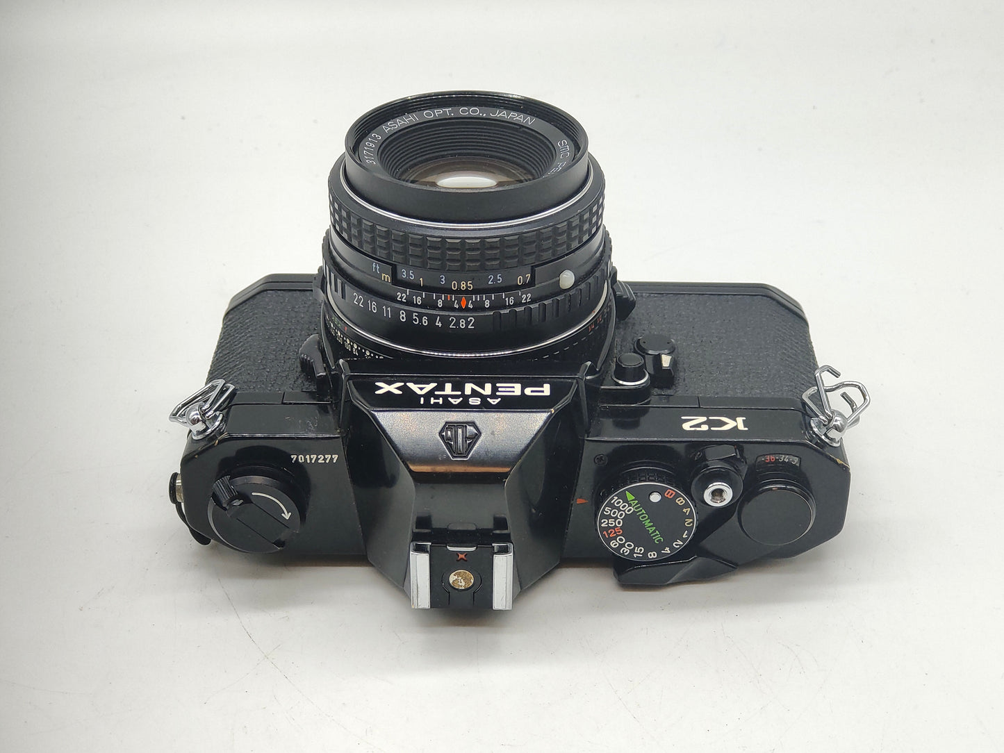 Pentax K2 SLR film camera with 50mm lens
