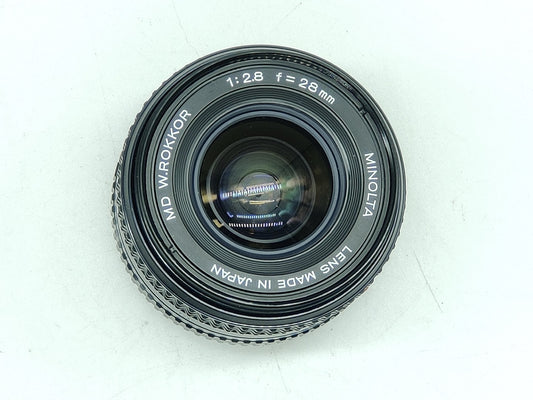 Minolta 28mm f/2.8 wide-angle lens